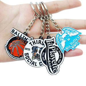 Soft Enamel Key Chains Custom Logo Wholesale Best Quality Metal Keychain for Company Event