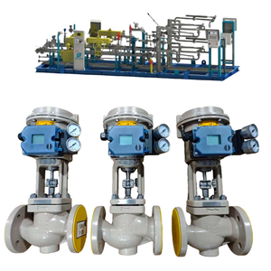 Válvula de Bola Neumática Samson Serie 3241 NPS 1/2 NPS 12 con Posicionador Inteligente Samson 3725/3730-3 para Control de Gases y Regulación - Product Image 1