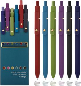 Colorful 0.5mm Fine Point Retractable Gel <b>Pens</b> Multi-Colored for Journaling/Sketching School Supplies Teens/Women <b>Gifts</b> for OEM - Product Image 3