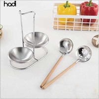 Multifonction Ustensile De Cuisine Chaude Pot Soupe En Métal Différents Types de Louche Louche En Acier Inoxydable Avec Manche En Bois