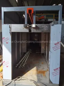 धातु कोटिंग मशीन के लिए स्प्रे चैंबर प्रीट्रीटमेंट स्टेनलेस स्टील वॉटर वॉशिंग स्वचालित स्प्रे टनल सिस्टम डीग्रीजिंग