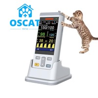 Moniteur portable OSCAT pour animaux : ETCO2, SPO2, NIBP, capnographie et 6 signes vitaux – Équipement médical vétérinaire