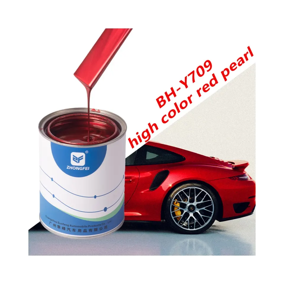 Sunfengbrandvinylラップ車カメレオンペイントfilautomotive paint supplierspainting for car gray polymetal