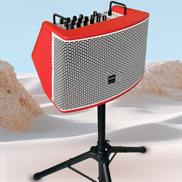 DEKEN S1 Professional Stage Sound Equipment Karaoke Guitar Speaker Amplifier Wireless Speaker Portable Active Instrument Speaker