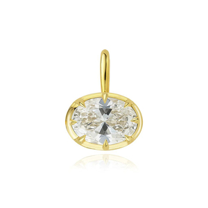 LYBURCHI Collezione di Ciondoli e Charm in Argento Sterling 925 Placcato Oro 18K con Zirconi Cubici Taglio Diamante Geometrico Gioielli di Lusso alla Moda - Product Image 6