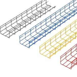 Sistema de Soporte de Cables Colgantes de Acero Inoxidable Industrial 316, Bandeja de Cables de Rejilla Metálica Soldada, Soporte para Organización de Cables - Product Image 6