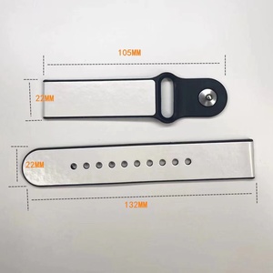 สายนาฬิกาซิลิโคนเปล่าสำหรับพิมพ์ลายแบบซับลิเมชั่น สำหรับ <span class=keywords><strong>Apple</strong></span> <span class=keywords><strong>Watch</strong></span> <span class=keywords><strong>Series</strong></span> 8 ขนาด 45 มม. สายนาฬิกายางพิมพ์ลายด้วยความร้อนแบบกำหนดเอง - Product Image 5