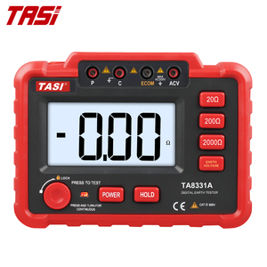 TASI TA8331A Digital Ground Resistance Meter 2-pole/3-pole Earth Resistance <b>Tester</b> With Display - Product Image 1