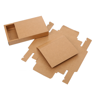 Recyclable 350gsm Large Rectangle Brown Kraft Gift Boxes Heavy Duty Paper Box for Consumer Electronics