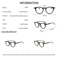 Monturas de Gafas de Acetato Hechas a Mano de Alta Calidad, Diseño de Lujo, Gafas Ópticas de Moda para Hombre y Mujer