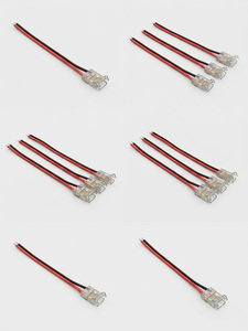 Conector sin Soldadura para Tiras LED COB SMD de 2 Pines y 8 mm, Conector de Cristal de Alta Tensión para Cable Frontal, Conectores Centrales y de Esquina - Product Image 5