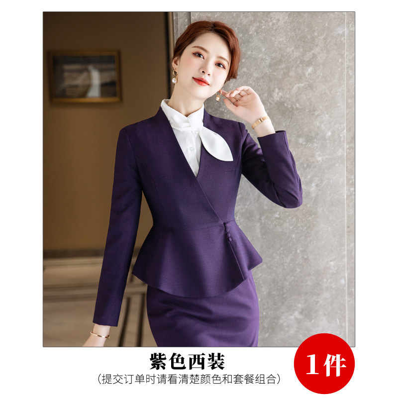 Purple single suit