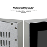 Panel PC Industrial Impermeable IP69K de 12.1 Pulgadas con Pantalla Táctil Intel J6412 Sin Ventilador, Precio de Fábrica