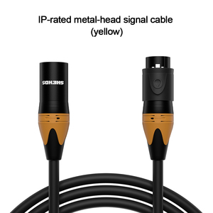 Câble de signal DMX512 SHEHDS IP65 pour extérieur, 1m-10m, étanche, pour éclairage de scène - Product Image 6