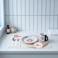 Sets de table vierges pour sublimation, personnalisables DIY, imprimables, en polyester, épais, effet lin, pour la décoration de la maison