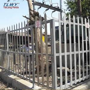 Thép Kim Loại Bền Khu Dân Cư Biên Giới Vườn An Ninh 6ft Góc Sắt Châu Âu <span class=keywords><strong>Palisade</strong></span> Hàng Rào Và Cổng - Product Image 3