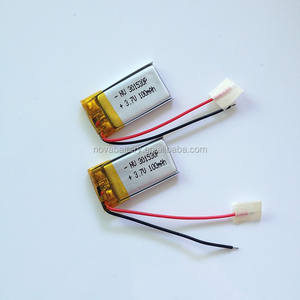 Oplaadbare lipo-batterijen 301530 3.7V 100mAh 301530 100mAh 3.7V 0.37Wh polymeer lithium batterij - Product Image 2