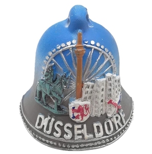 Resin <strong>Dusseldorf</strong> 3D Refrigerator Magnet Collection Souvenirs. Home and Kitchen Decoration Magnetic Stickers Resin Handicraft - Product Image 1