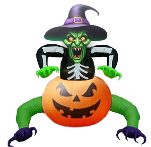 LED <b>Light</b> Halloween Inflatables Pumpkin Ghost <b>Balloon</b> Outdoor & Indoor Decor for Halloween - Product Image 5