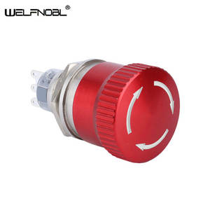 Interrupteur à clé miniature 22 mm à <span class=keywords><strong>2</strong></span> <span class=keywords><strong>positions</strong></span> en acier inoxydable RGB 12 V 1NO1NC avec verrouillage - Product Image 4