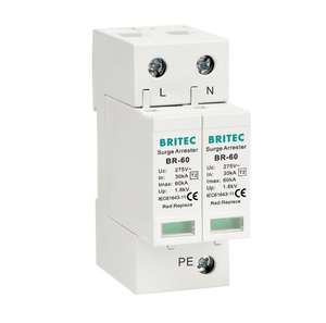 BR275-60 2P Tipo AC T2 60kA Dispositivo di <span class=keywords><strong>Protezione</strong></span> da Sovratensioni ACSPD Bipolare T2 - Product Image 1