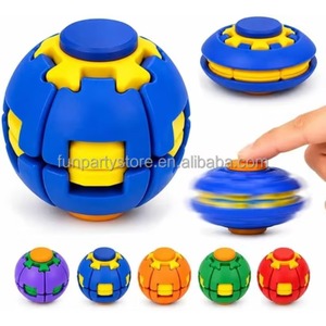 Nuevo Juguete Antiestrés de Plástico 3D 2026: Bola Giratoria Divertida de Doble Modo (Presiona y Gira) para Aliviar el Estrés - Product Image 1