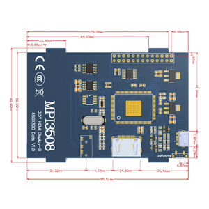 3.5 inch USB Màn hình máy tính màn hình cảm ứng 480x320 cho raspbe 3 mô hình B/Cam Pi (chơi trò chơi video) - Product Image 6