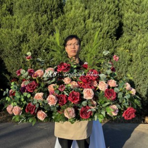 DKB ที่นิยมประดับกลางทางเดินงานแต่งงานดอกไม้เขียวชอุ่มตกแต่งทางเดินในงานปาร์ตี้ - Product Image 1