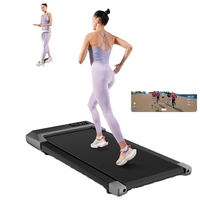 Caminadora Eléctrica Plegable con Escritorio Inteligente, Control Remoto, Pantalla LED, Motor de 2.5 HP, Capacidad de 300 Libras, Caminadora para Uso Doméstico