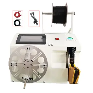 Automatic AC/DC/USB Power cable Coil winding machine for 8 shape O shape Cable twist tie tying machine