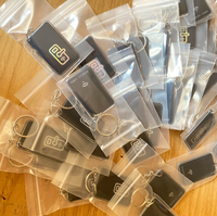Kit de système de contrôle d'accès porte-clés 13.56MHz PVC RFID IC M1 S50 jeton de carte porte-clés de présence inscriptible NFC