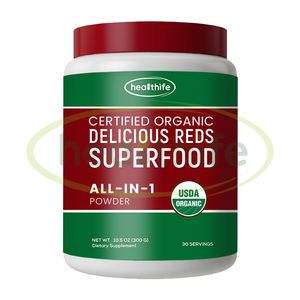 Healthife食品グレードオーガニックレッドキャロットビート根粉天然レッズミックススーパーフードパウダー - Product Image 2