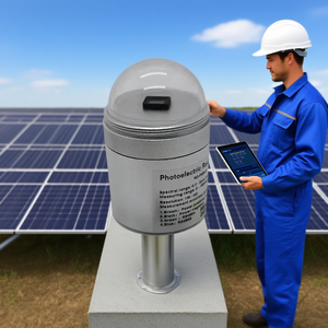 Station météorologique à sortie analogique RS485 4-20mA 0-5V Pyranomètre solaire Capteur de compteur de rayonnement solaire - Product Image 5