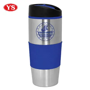 Tasse à café en acier inoxydable à double paroi 16oz