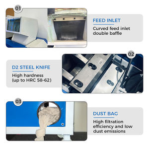 Máquina de Reciclaje de Cable de Cobre de 90 kg <span class=keywords><strong>por</strong></span> <span class=keywords><strong>Hora</strong></span>, Granuladora de Chatarra Lansing, Máquina de Separación de Cobre para Cables de 0.1-30 mm - Product Image 4