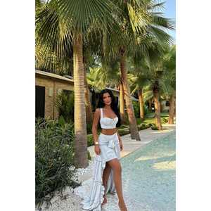 Conjunto de Dos Piezas de Moda Casual Niana, Top Holgado con Cuello de Solapa y Falda Corta, Ropa de Nueva Llegada - Product Image 6