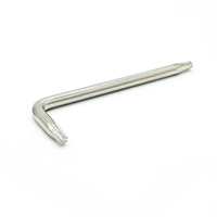 Clés Allen en gros d'usine 4mm 5mm 6mm 8mm nickelées 45 #   Clé en L en acier de sécurité pour Allen et Torx