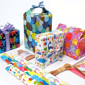 Big Size Roll Gift Wrapping Paper Cartoon Birthday Pattern Creative Package Kit With Color <b>Balloons</b> - Product Image 1