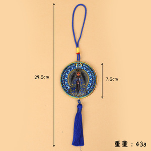 Ciondolo <span class=keywords><strong>Madonna</strong></span> Nera in Resina per Decorazione Casa e Accessorio Borsa, Regalo dalla Fabbrica di Accessori Transfrontalieri - Product Image 4