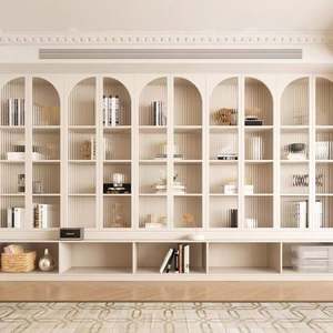Luce di lusso soggiorno <span class=keywords><strong>libreria</strong></span> stile europeo su misura scaffale in vetro illuminazione camera da letto <span class=keywords><strong>libreria</strong></span> armadietto di stoccaggio della biblioteca - Product Image 1