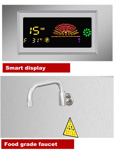 Four à frire électrique commercial haute puissance 12 kW-30 kW, grande plaque de cuisson à induction de 12 pouces pour la cuisson du bœuf, du mouton et des soupes pour les écoles - Product Image 6