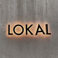 Letrero Luminoso Personalizado de Acrílico 3D con Tiras LED, Canal de Tubo, Letras Luminosas para Oficina, Publicidad, Montaje en Pared, IP65 Impermeable, Control Remoto