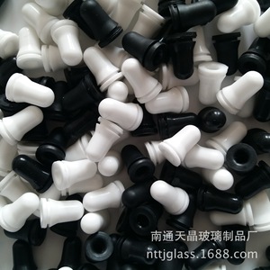Puntas de silicona Tianjing de 2.0 mm, negras y blancas, para envases de cosméticos - Product Image 1