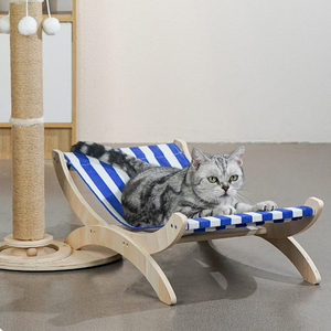 2023 desain baru Amazon diskon besar perlengkapan hewan peliharaan kursi buruk pilar Sisal pergi liburan kayu Solid tiang goresan untuk kucing - Product Image 4
