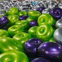 Nuevo diseño Yoga Pilates ejercicio pelota Pvc estabilidad equilibrio gimnasio Fitness Donut perilla Yoga pelota