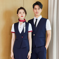 Professionnel haut de gamme femmes costume Blazer agent de bord gilet jupe hôtel réception préposé esthéticienne travail vêtements femme