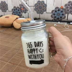 แก้วน้ำแข็งใส DD1843 สำหรับกาแฟเย็น ชา และสมูทตี้ พร้อมหูจับ ฝาปิด และหลอดดูด ขนาด 16 ออนซ์ ขายส่ง - Product Image 4