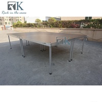 Jambes en aluminium d'étape ferme stable pour des événements