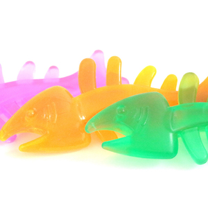 Jouets pour chiens écologiques en TPR, 12,5*5,0 cm, balles en nylon et en caoutchouc en forme d'os, application pour poissons, emballés dans des sacs - Product Image 4