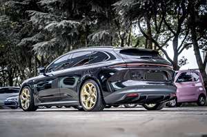 Ruedas Monobloque de Aleación de Aluminio Forjado SAiLen, PCD 5x120/5x112/5x114.3, 17-22 Pulgadas, Diseño Cóncavo Negro Semibrillante para Autos Audi - Product Image 5